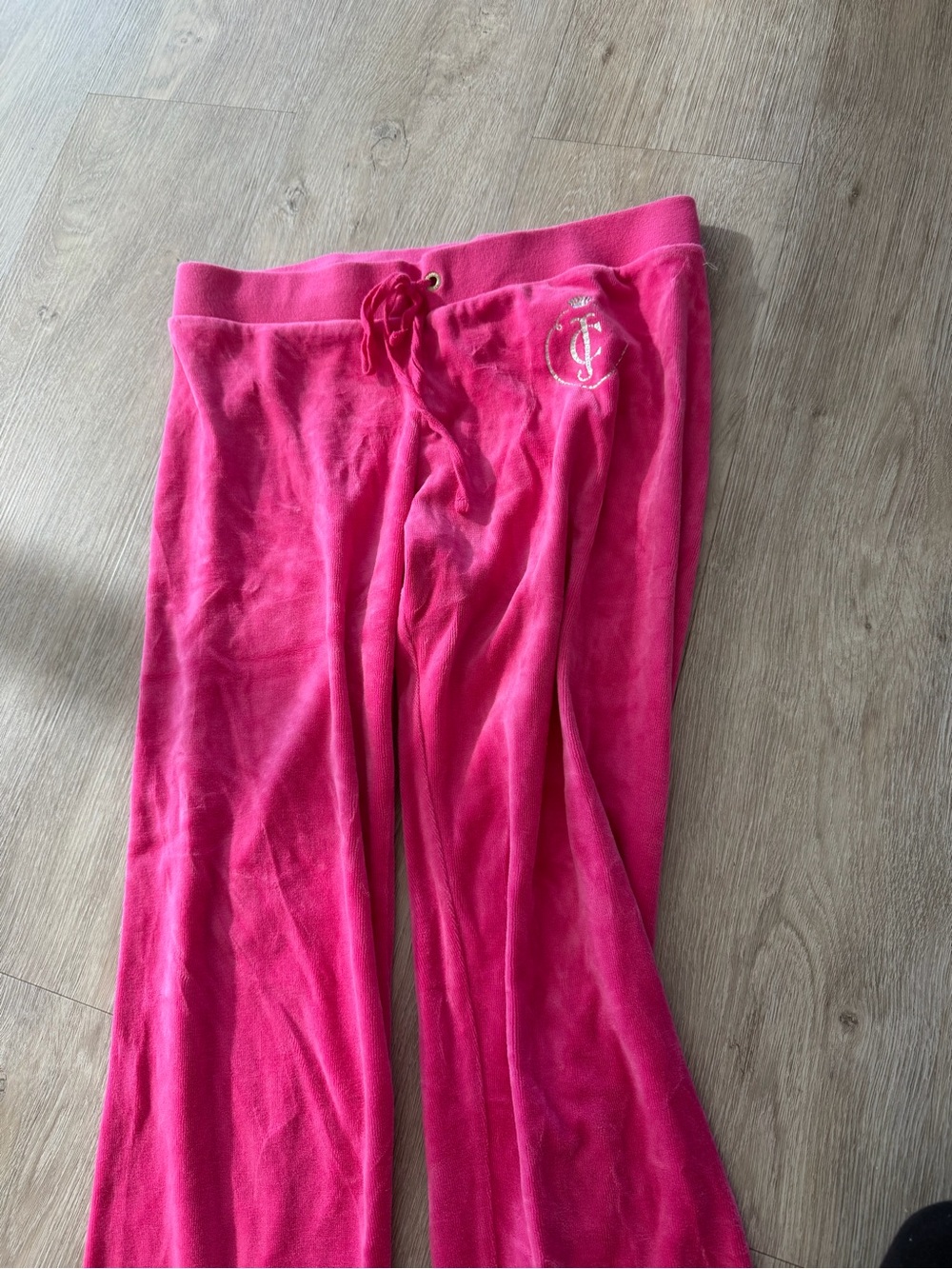 Juicy Couture Hot Pink Velour Track Pants
